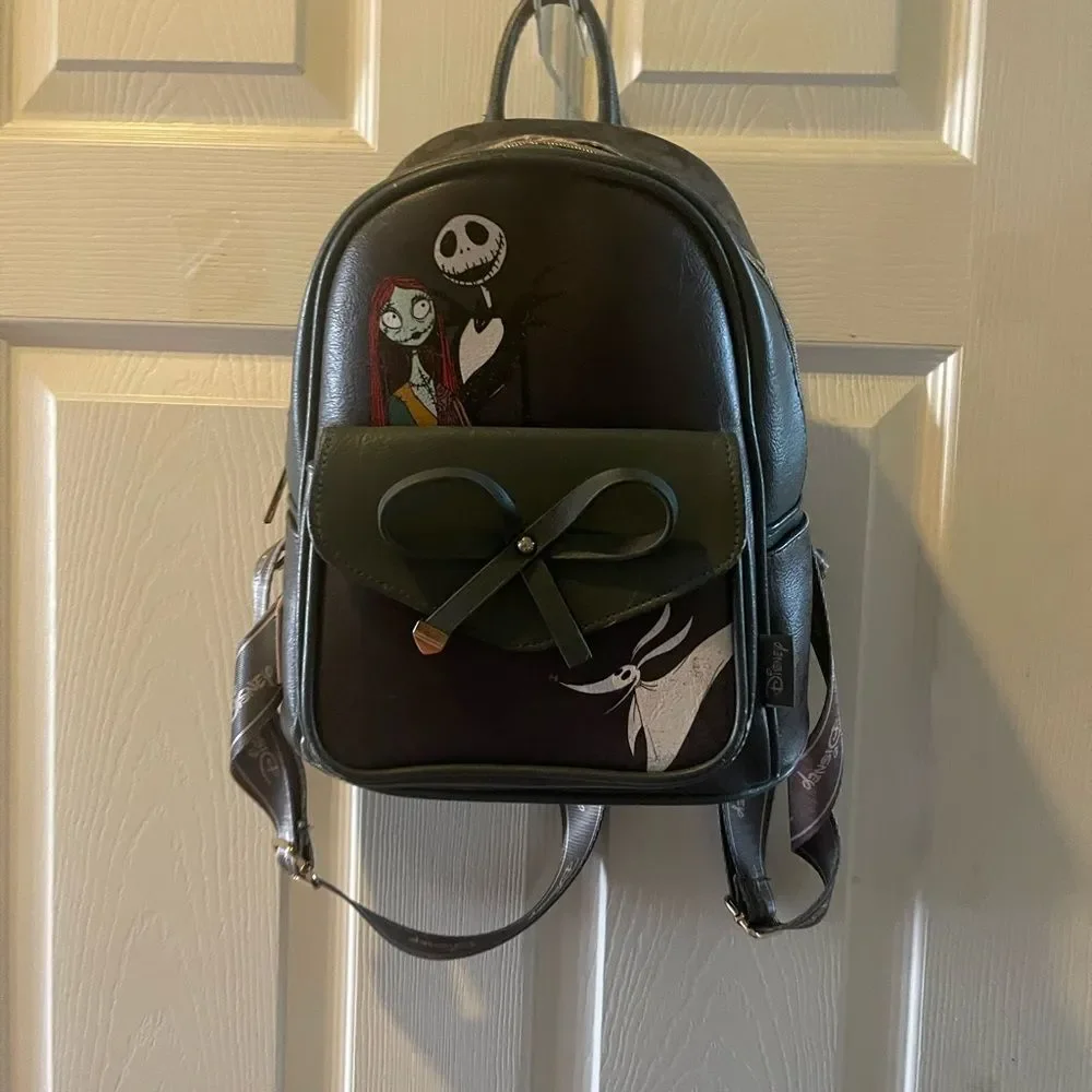 Disney The Nightmare Before Christmas Synthetic GrayMini Backpack —